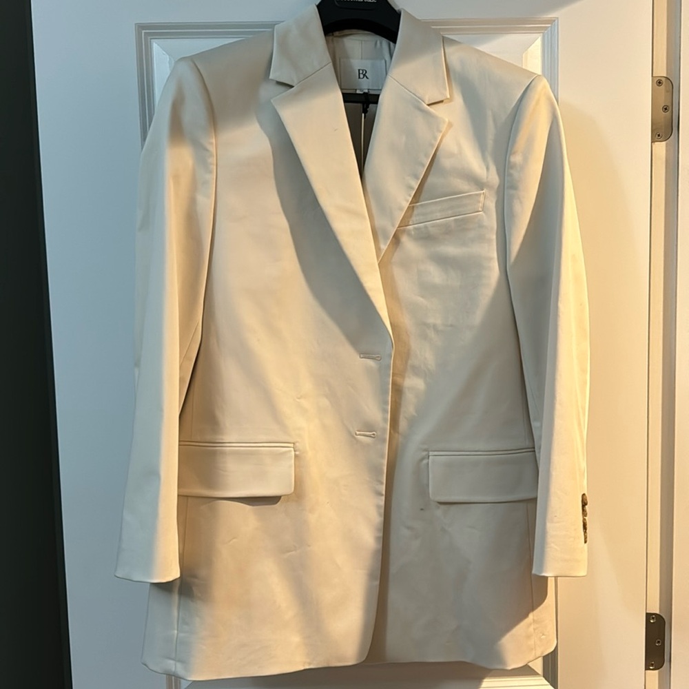 Banana Republic Oversized Cotton Blazer